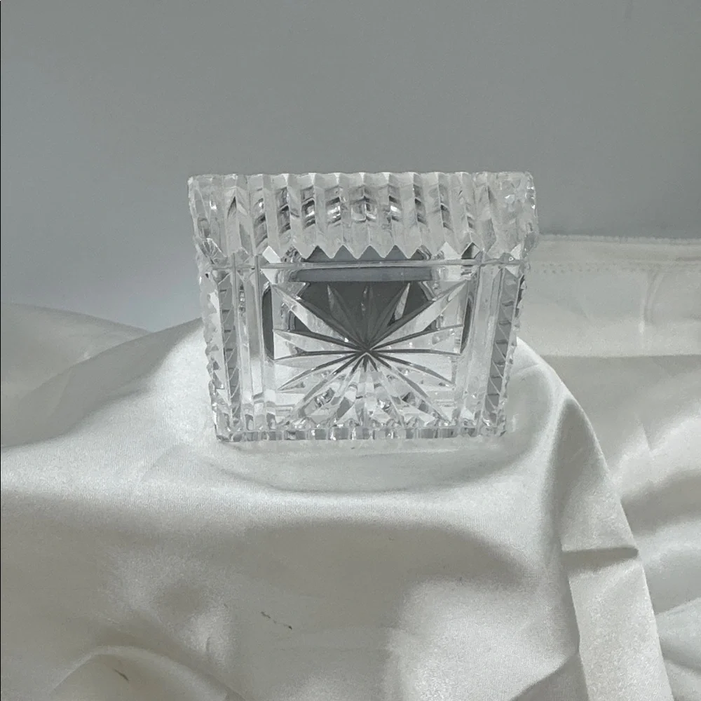 Waterford Crystal Clock with Silver Accents